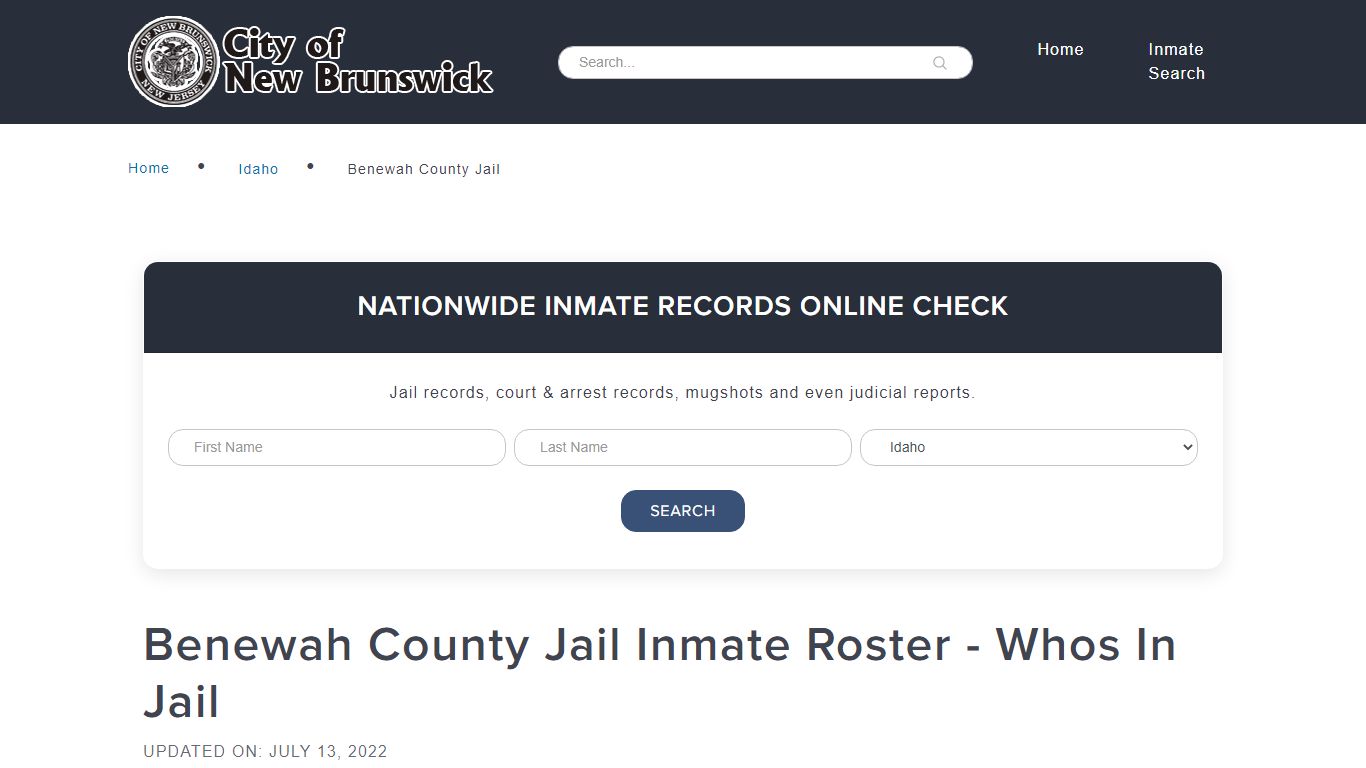 Benewah County Jail Inmate Roster - Whos In Jail